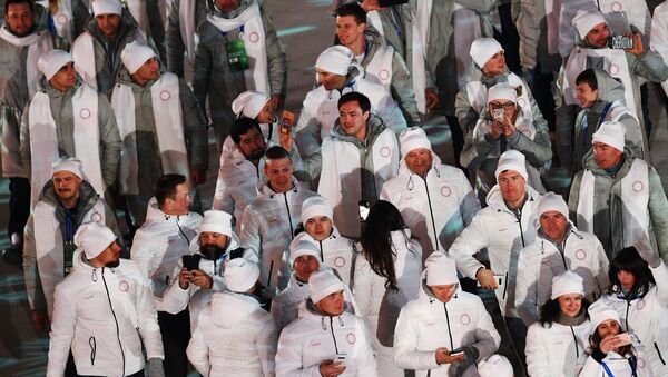 Cérémonie de clôture des XXIIIes Jeux Olympiques d'hiver à Pyeongchang (image d'illustration) - Sputnik Afrique