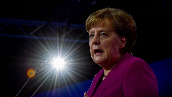 Angela Merkel lors du congrès de l'Union chrétienne-démocrate d'Allemagne (CDU) à Berlin - Sputnik Afrique
