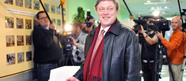 Candidat à la présidentielle 2018 en Russie: Grigori Iavlinski Candidat à la présidentielle 2018 en Russie: Grigori Iavlinski - Sputnik Afrique