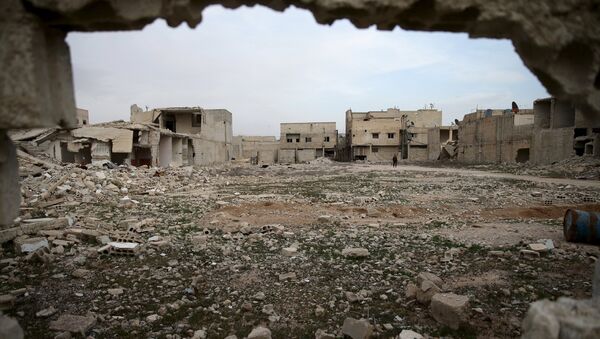 La ville syrienne de Douma, en Ghouta orientale - Sputnik Afrique