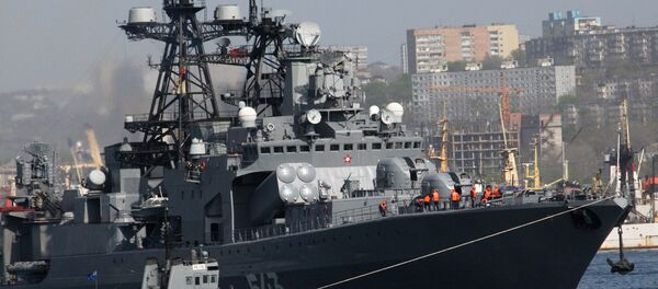 Le grand navire de lutte anti-sous-marine Marchal Chapochnikov - Sputnik Afrique