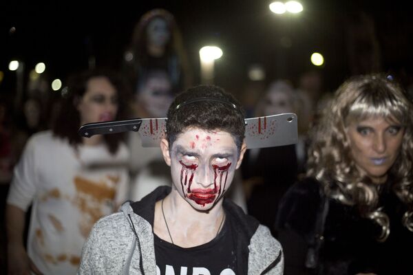 «Marche des zombies» à Tel Aviv - Sputnik Afrique