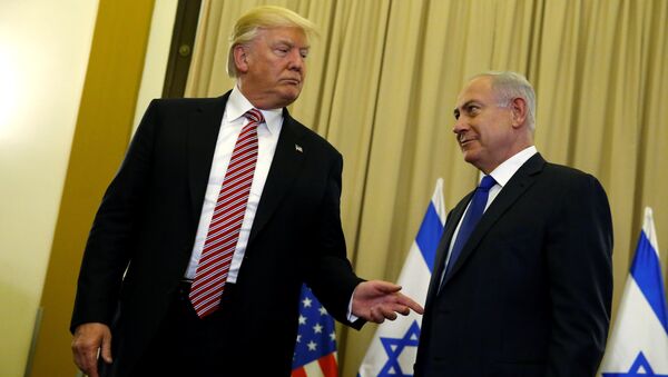 Le Président américain Donald Trump et le Premier ministre israélien Benjamin Netanyahou - Sputnik Afrique