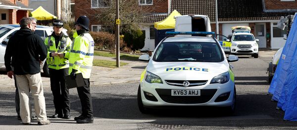 La police britannique près de la maison de Sergueï Skripal La police britannique près de la maison de Sergueï Skripal - Sputnik Afrique
