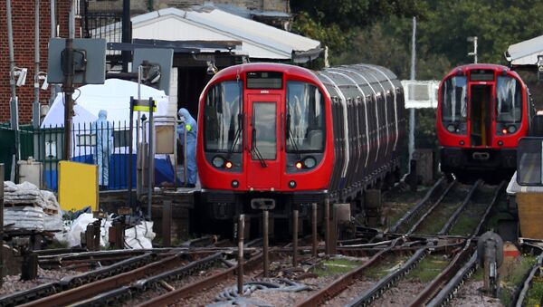 La station de métro Parsons Green à Londres après l'attentat du 15 septembre 2017 - Sputnik Afrique