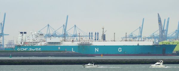 Un méthanier avec du GNL Un méthanier avec du GNL - Sputnik Afrique
