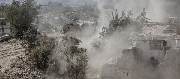 Combats dans une banlieue de Damas Combats dans une banlieue de Damas - Sputnik Afrique