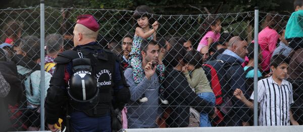 Ситуация на венгерско-сербской границе - Sputnik Afrique