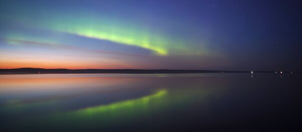 Aurora borealis in Petrozavodsk - Sputnik Afrique