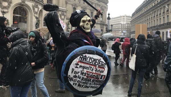 Париж, протест - Sputnik Afrique