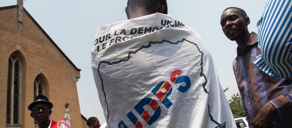 Un partisan de l'opposition pour l'Union pour la Démocratie et le Progrès social (UDPS) - Sputnik Afrique