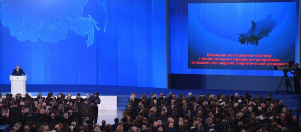 Ежегодное послание президента РФ В. Путина Федеральному Собранию - Sputnik Afrique