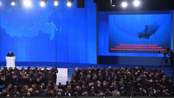 Ежегодное послание президента РФ В. Путина Федеральному Собранию - Sputnik Afrique