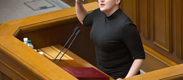 La députée ukrainienne Savtchenko avant son arrestation - Sputnik Afrique