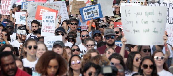 Marche pour nos vies aux Etats-Unis - Sputnik Afrique