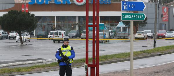 Pris d'otages dans un supermarché Super U à Trèbes, en France - Sputnik Afrique