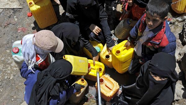 Pénurie d'eau au Yémen - Sputnik Afrique