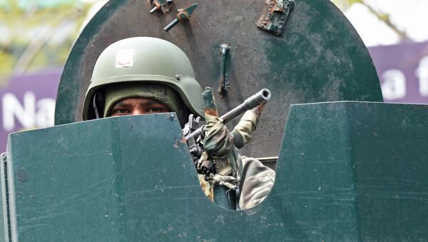 Un soldat de l'Indian Border Security Force - Sputnik Afrique