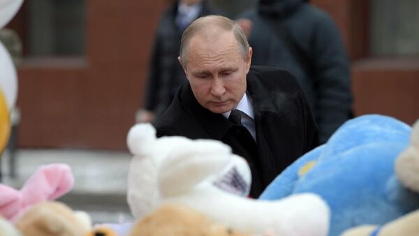 Tragédie de Kemerovo: Vladimir Poutine se rend sur place - Sputnik Afrique
