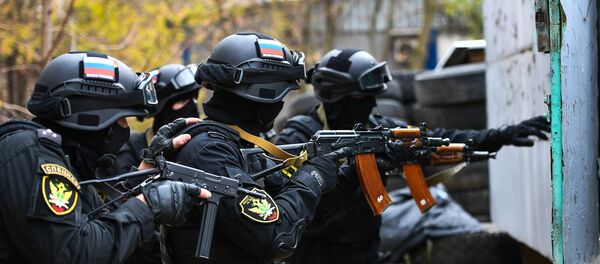 Exercices des membres des unités spéciales russes - Sputnik Afrique
