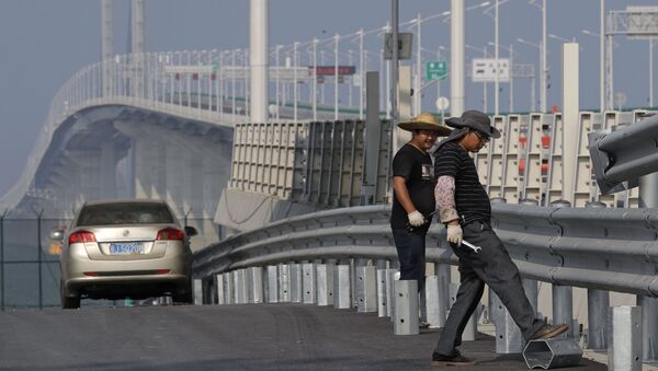 Le plus long pont maritime au monde sera ouvert en Chine - Sputnik Afrique