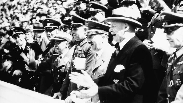 Adolf Hitler pendant Jeux olympiques de 1936 - Sputnik Afrique