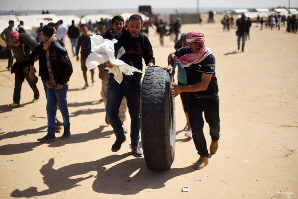 Les manifestations à la frontière entre la bande de Gaza et Israël - Sputnik Afrique