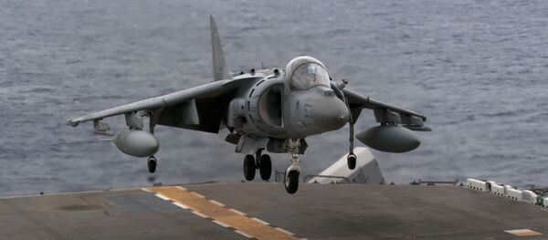 Un AV-8B Harrier (image d'illustration) Un AV-8B Harrier (image d'illustration) - Sputnik Afrique