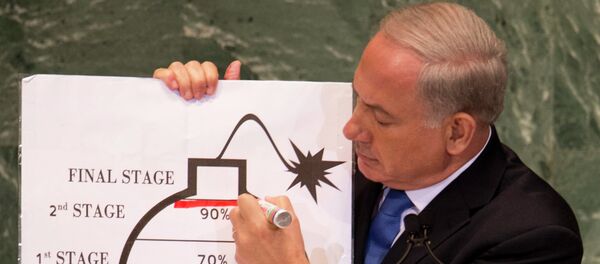 Benjamin Netanyahu à l'Onu (27 septembre 2012) - Sputnik Afrique