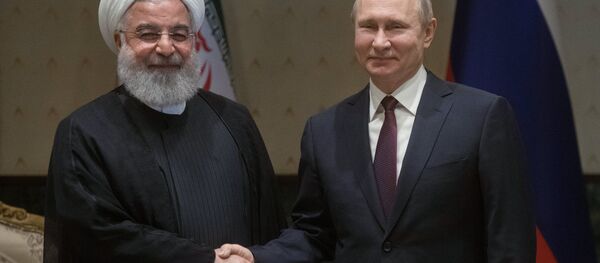 Vladimir Poutine et Hassan Rohani à Ankara Vladimir Poutine et Hassan Rohani à Ankara - Sputnik Afrique