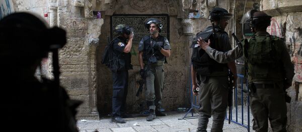 Israeli border police officers - Sputnik Afrique