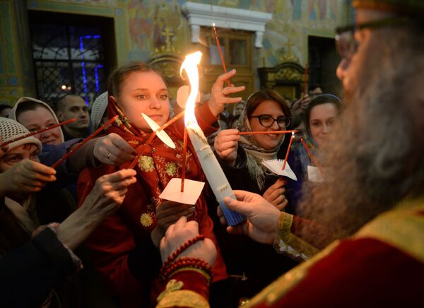 Célébration de Pâques en Russie - Sputnik Afrique