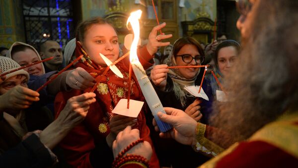 Célébration de Pâques en Russie - Sputnik Afrique
