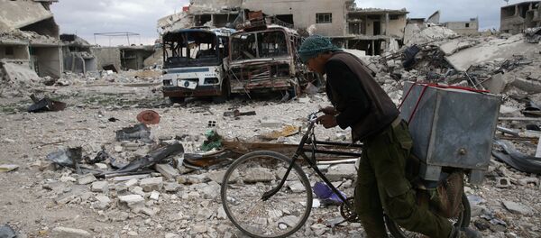 Dans la ville de Douma, en Syrie - Sputnik Afrique