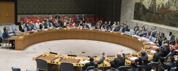 The United Nations Security Council votes on a new sanctions resolution that would increase economic pressure on North Korea to return to negotiations on its missile program, Saturday, Aug. 5, 2017 at U.N. headquarters The United Nations Security Council votes on a new sanctions resolution that would increase economic pressure on North Korea to return to negotiations on its missile program, Saturday, Aug. 5, 2017 at U.N. headquarters - Sputnik Afrique