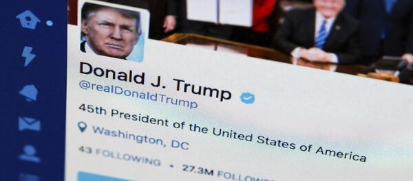 Page Twitter de Donald Trump Page Twitter de Donald Trump - Sputnik Afrique