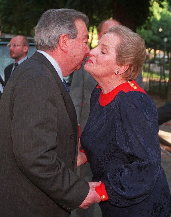 Evgueni Primakov et Madeleine Albright - Sputnik Afrique