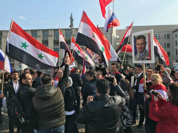 Rassemblement à Berlin  - Sputnik Afrique