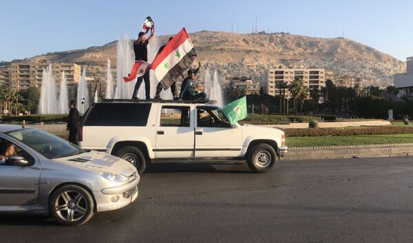 Damas au lendemain des frappes - Sputnik Afrique