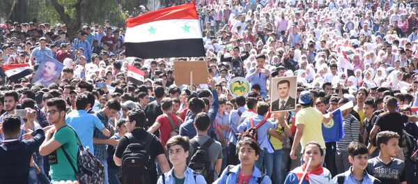 Les Syriens ont dit aux agresseurs: «Nous n’avons pas peur de vous» - Sputnik Afrique