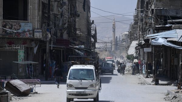 Situation à Douma, en Syrie (archive photo) - Sputnik Afrique