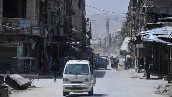 Ситуация в сирийском городе Дума - Sputnik Afrique