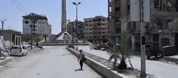 Ситуация в сирийском городе Дума - Sputnik Afrique