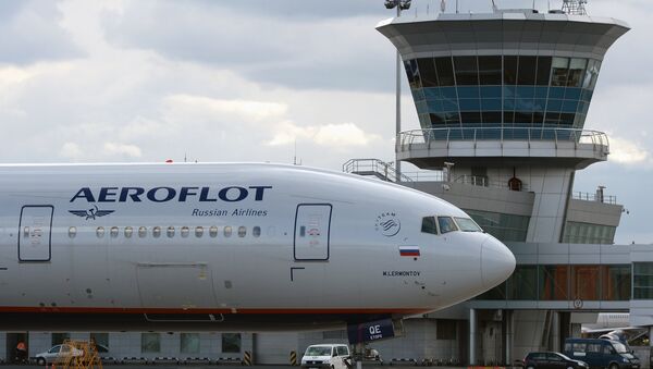 Un Boeing 777 d'Aeroflot à l'aéroport Cheremetievo de Moscou - Sputnik Afrique