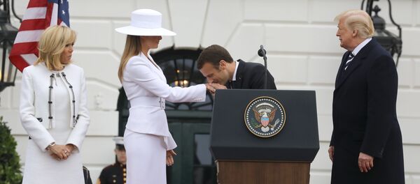 Macron aux États-Unis - Sputnik Afrique