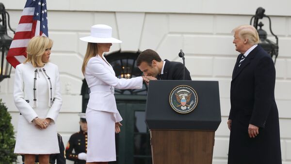 Macron aux États-Unis - Sputnik Afrique