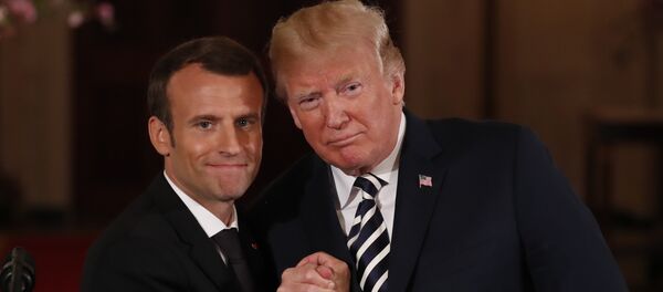 Emmanuel Macron et Donald Trump - Sputnik Afrique