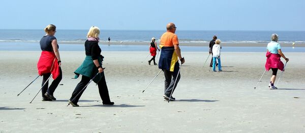 Скандинавская ходьба - Sputnik Afrique