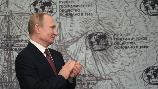 Рабочая поездка президента РФ В. Путина в Санкт-Петербург - Sputnik Afrique