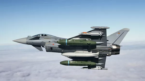 Eurofighter Typhoon Flight tests with Taurus KEPD 350 missile - Sputnik Afrique